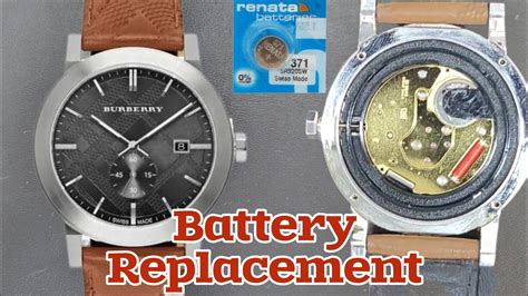 burberry mens watch change battery|burberry watch repair near me.